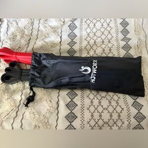 BRAND NEW HotWorx large loop bands (black and red)